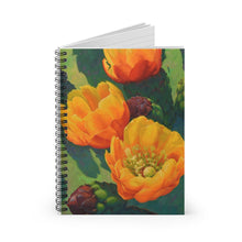 Load image into Gallery viewer, Yellow Blooms Spiral Notebook - Ruled Line
